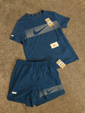 Nike miler challenger short set - royal blue