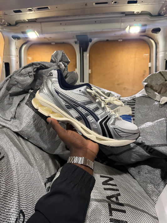 KAYANO 14 white midnight navy