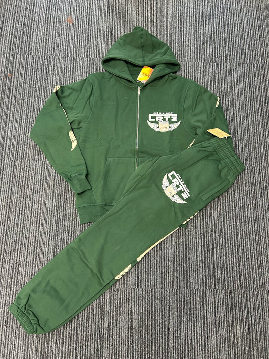 CRTZ gasolina tracksuit (Green)