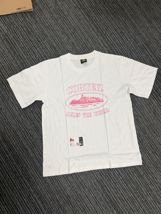 CRTZ Alcatraz White/Pink tee