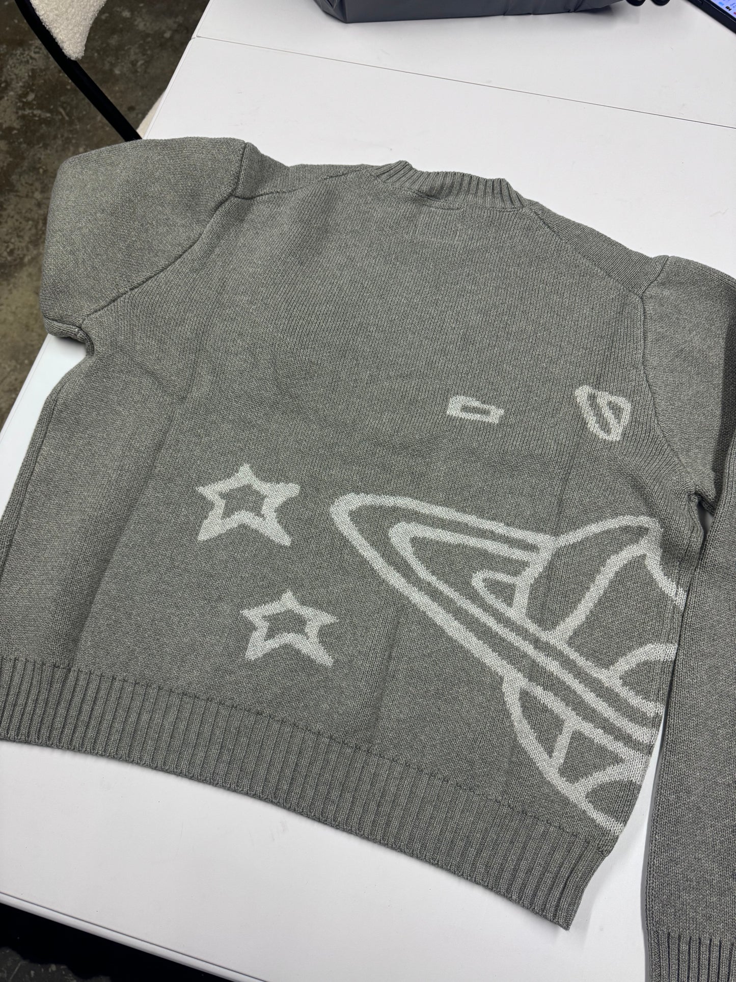 BPM ‘Heather Gray’ knit sweater