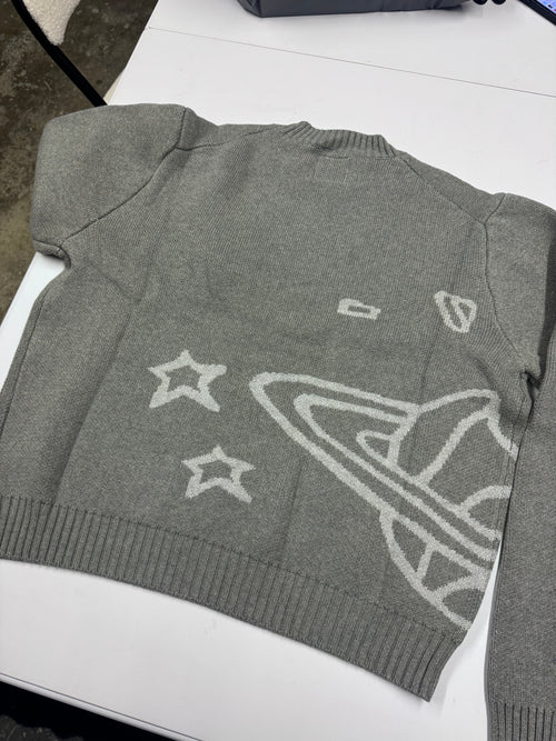 BPM ‘Heather Gray’ knit sweater