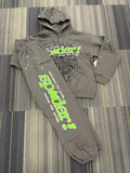 SP5DER Slate Grey Web Tracksuit