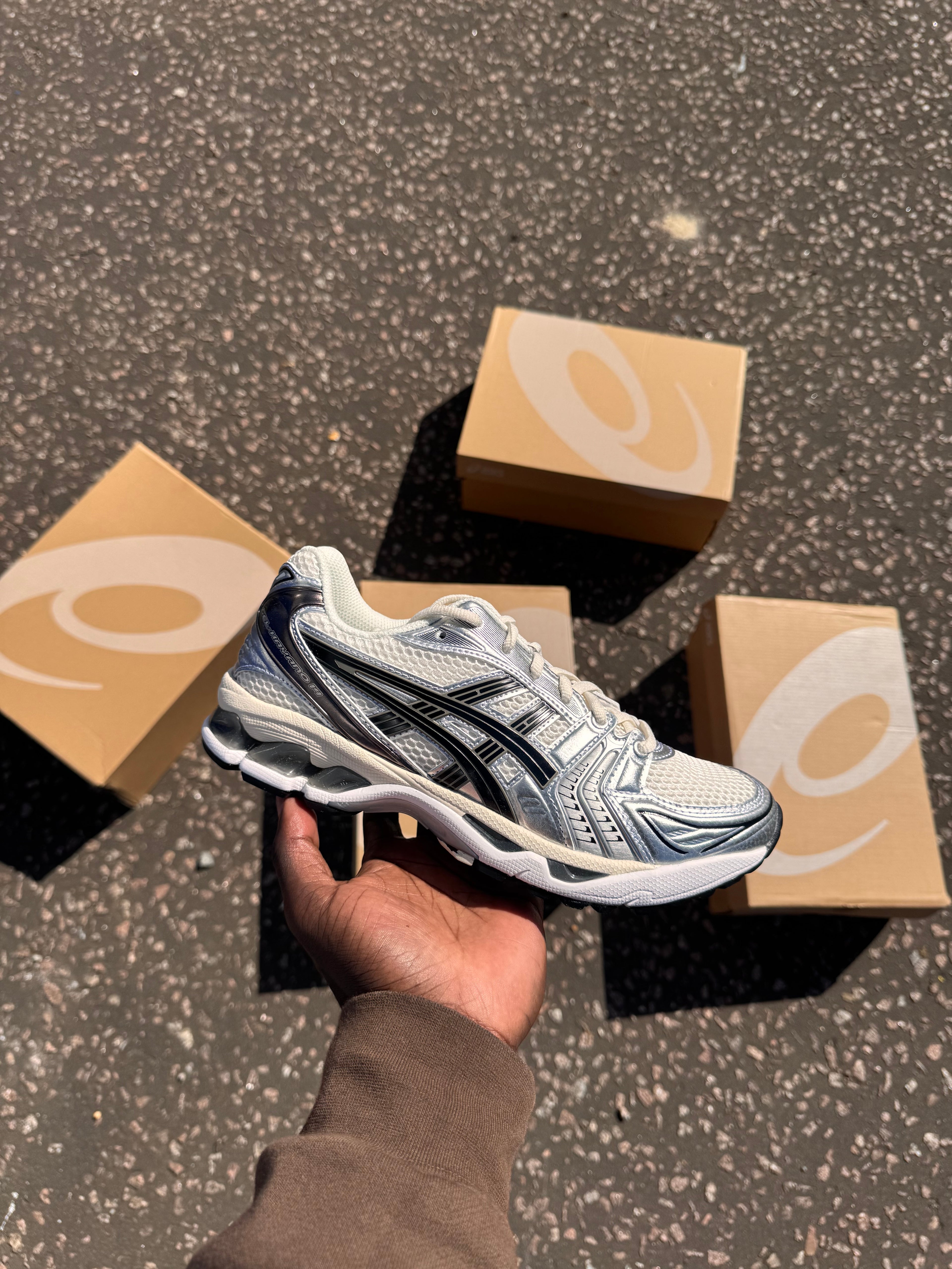 ASICS Gel-Kayano 14 Cream Black Metallic Plum