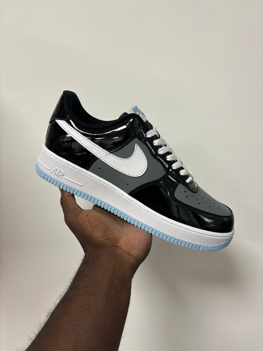 AF1 Black Iron Grey Patent