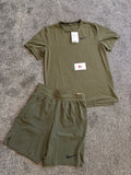 Nike miler short set - olive