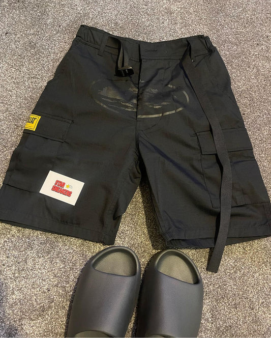 CRTZ Cargo Shorts Triple Black