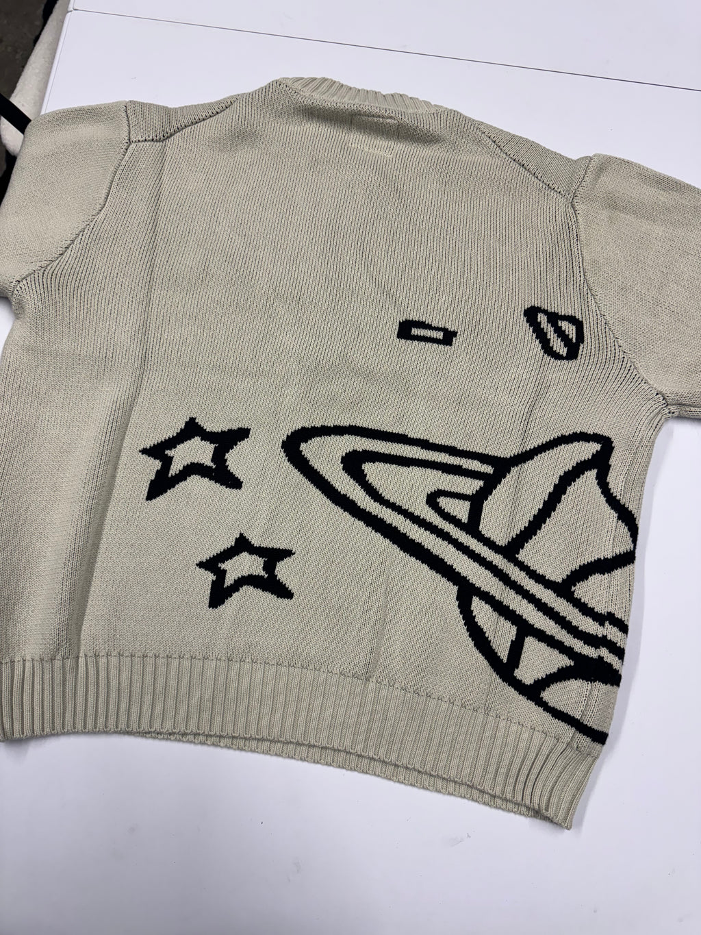 BPM ‘Bone White’ knit sweater