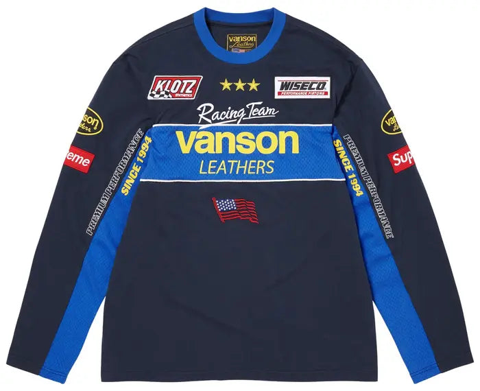 Sup x Vansons long sleeve ‘ navy’