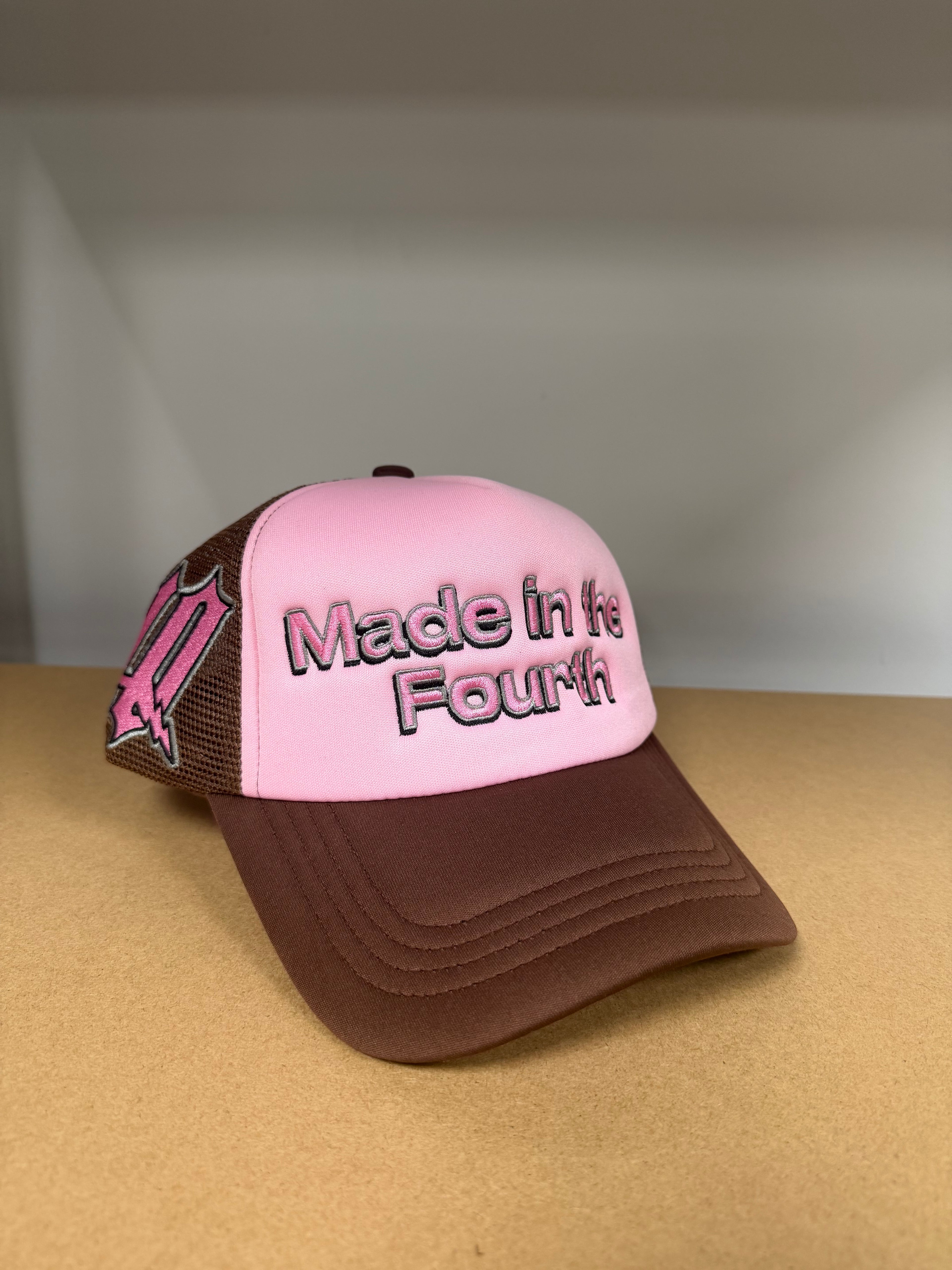 4Q Made in the Fourth ‘Strawberry Mocha’ Trucker Cap