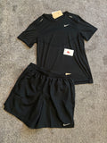 Nike miler short set - black