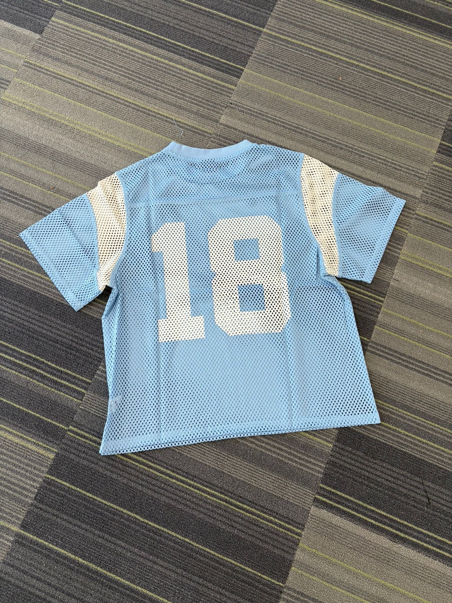 CRTZ mesh panel jersey baby blue