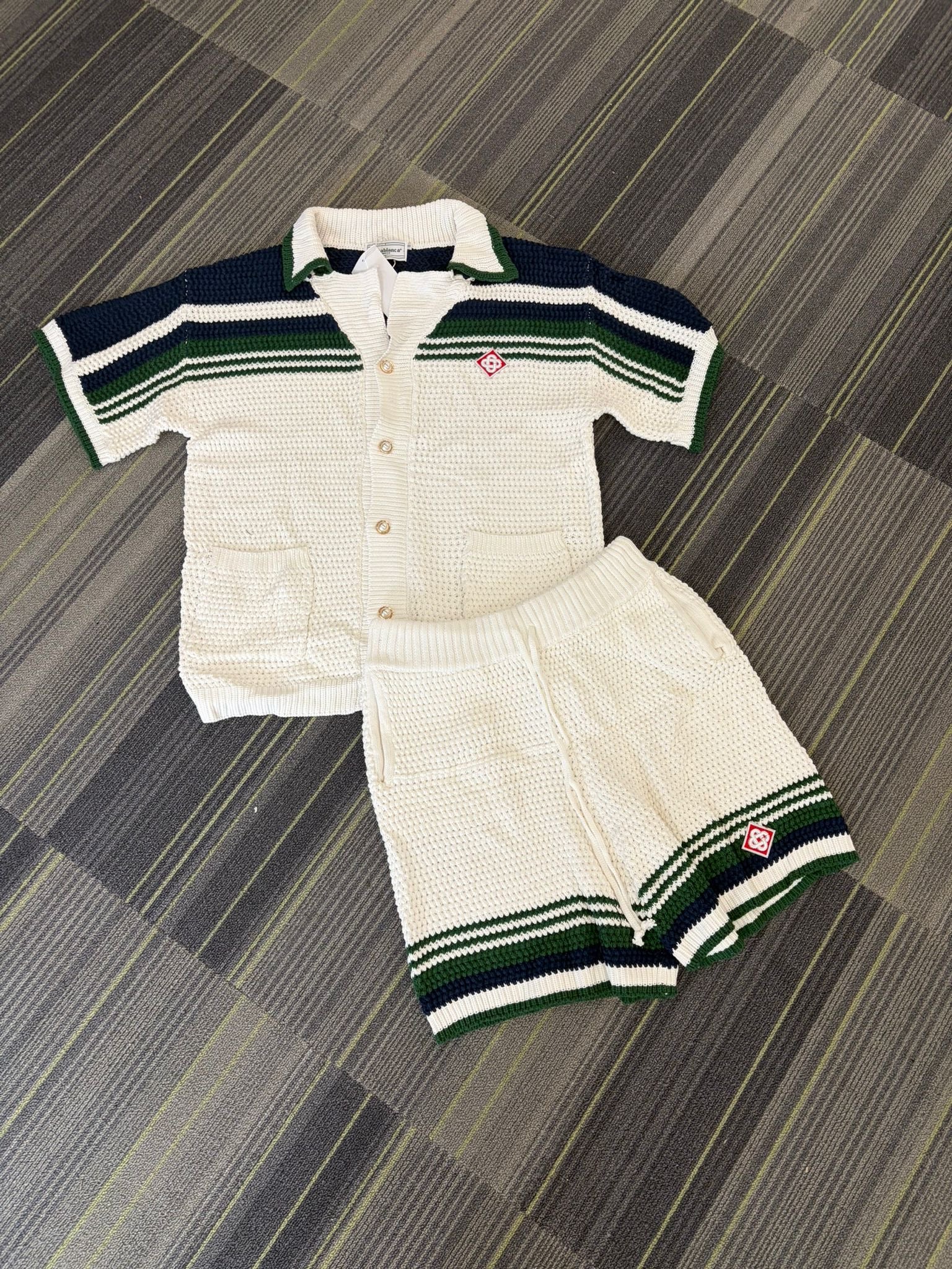 Casablanca crochet short set