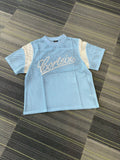 CRTZ mesh panel jersey baby blue