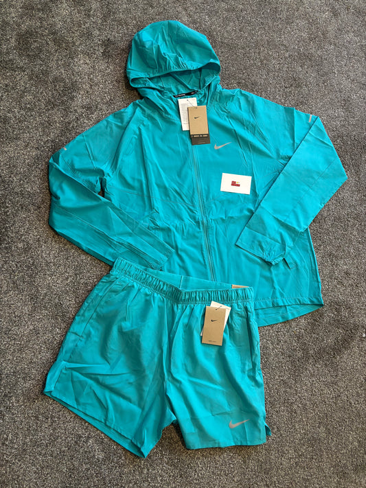 Nike miler windrunner short set - dusty cactus