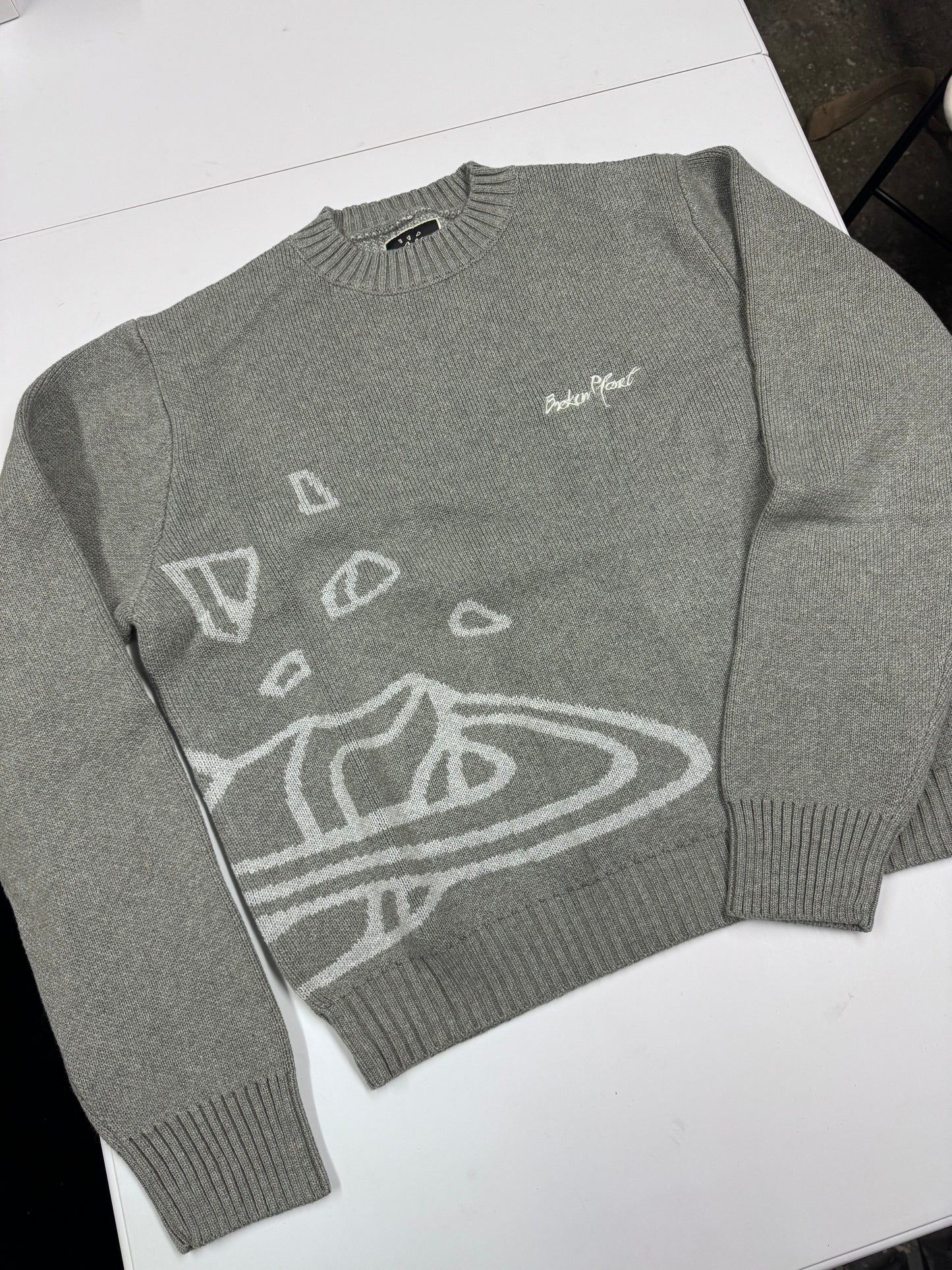 BPM ‘Heather Gray’ knit sweater