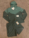 Nike miler windrunner short set - Bicoastal Green