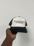 ‘Hate the game’ trucker cap