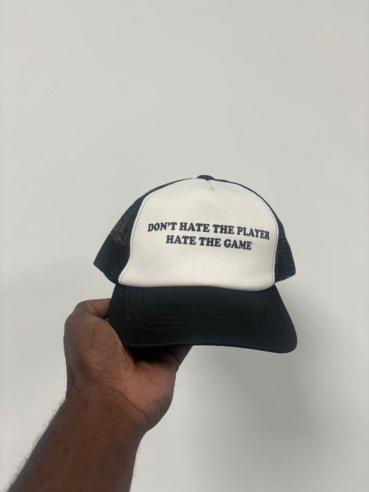 ‘Hate the game’ trucker cap