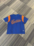 CRTZ mesh panel jersey blue/orange