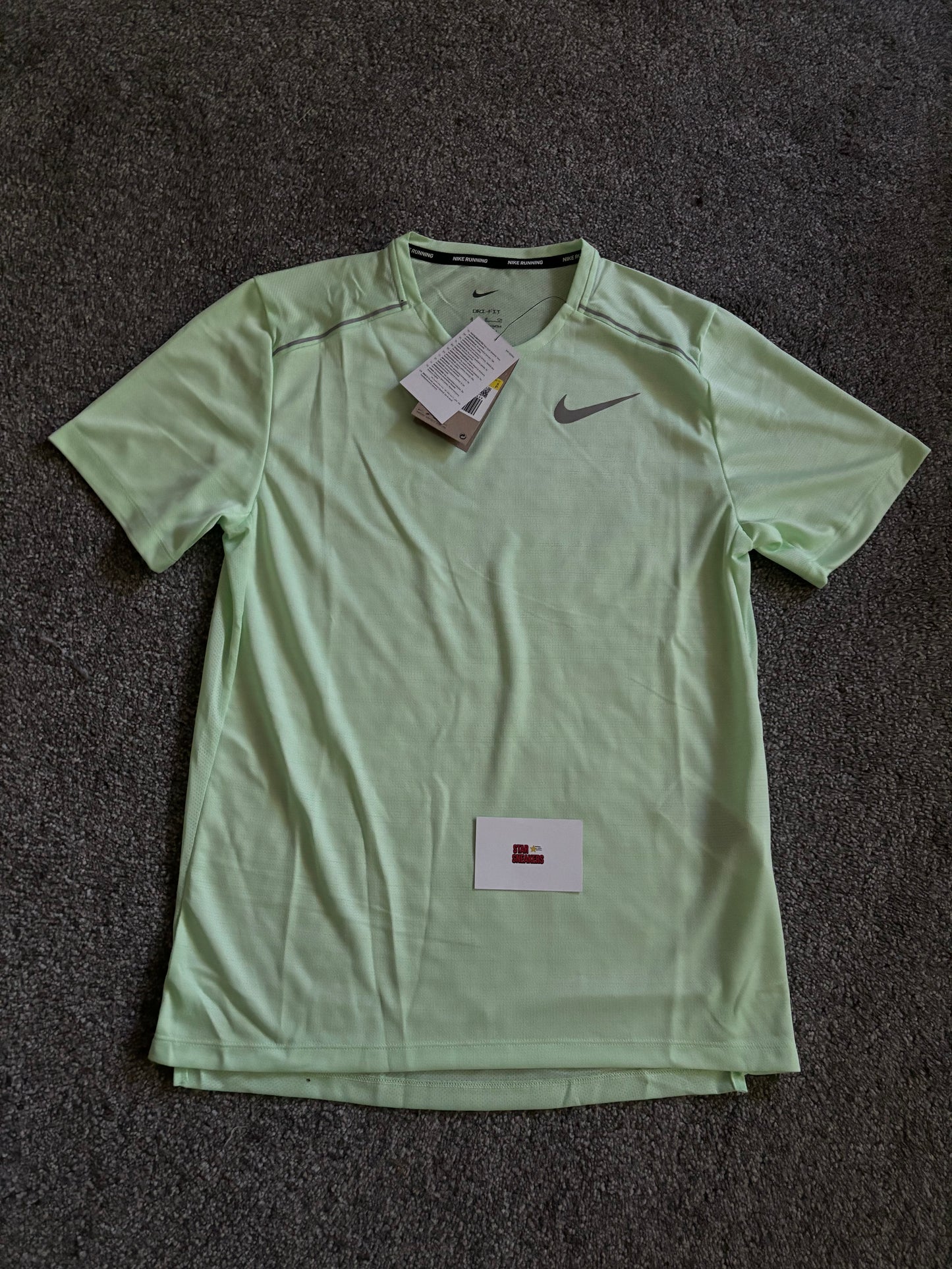 Nike miler t-shirt - volt green