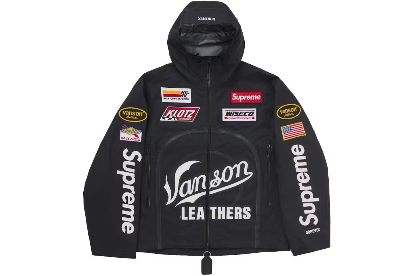 Sup x Vansons shell jacket ‘Black’