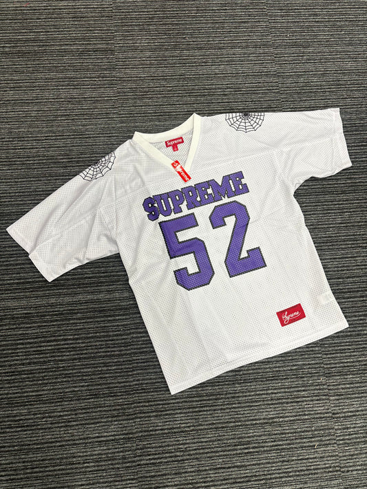 Supreme SS24 SpiderWeb Jersey White