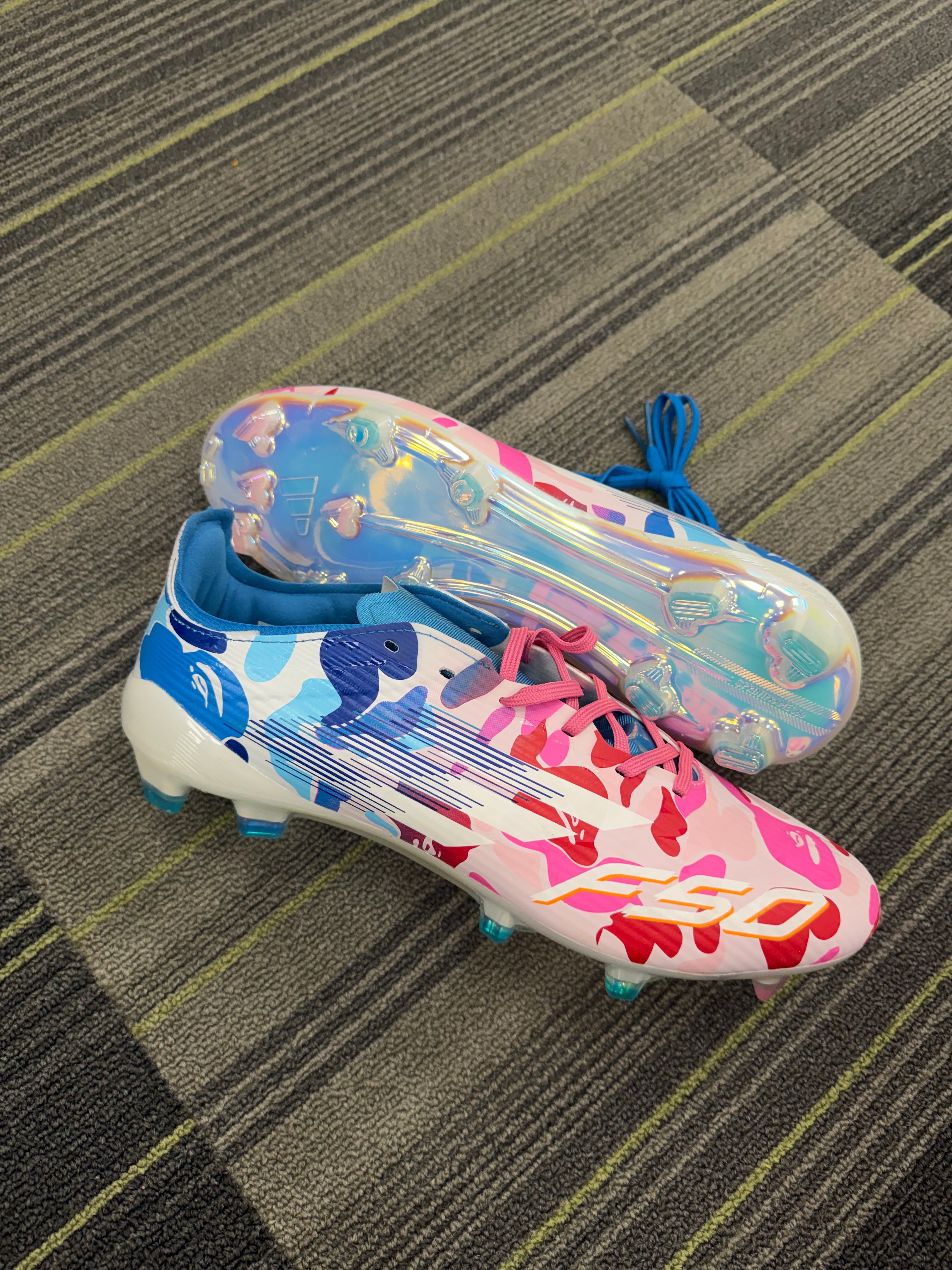 BAPE x adidas Adizero F50 Elite FG 'Pink'