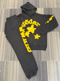 SP5DER Beluga Onyx tracksuit