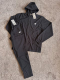 NB black hooded tracksuit