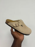 Birkenstock boston clogs sand