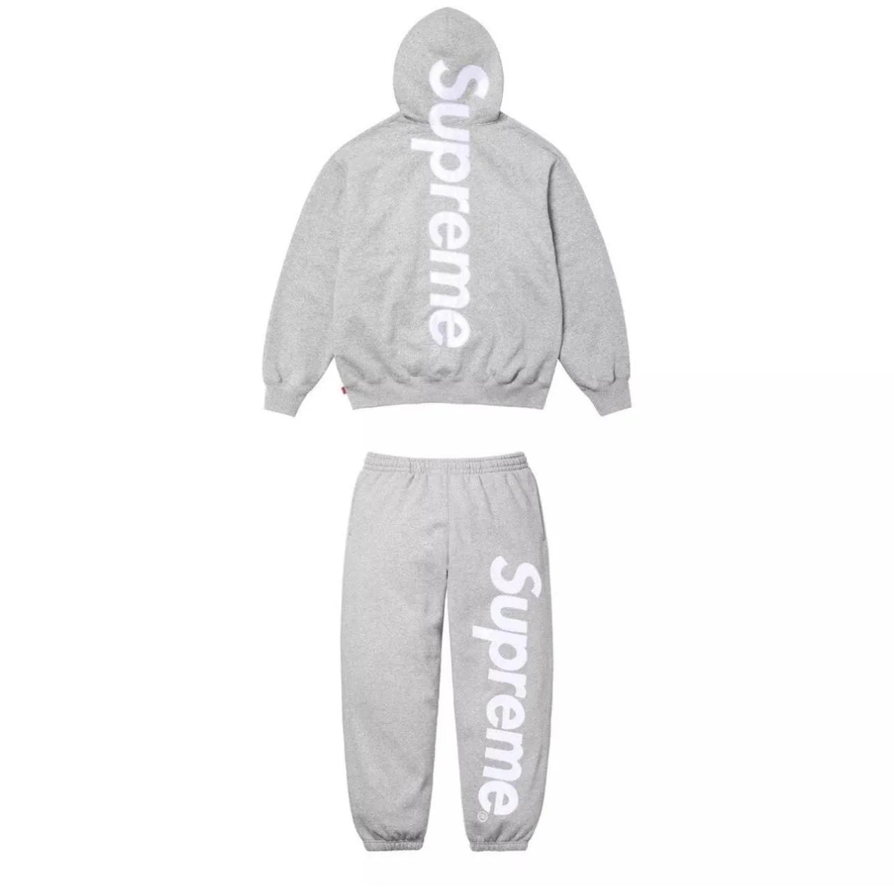 Sup appliqué tracksuit grey