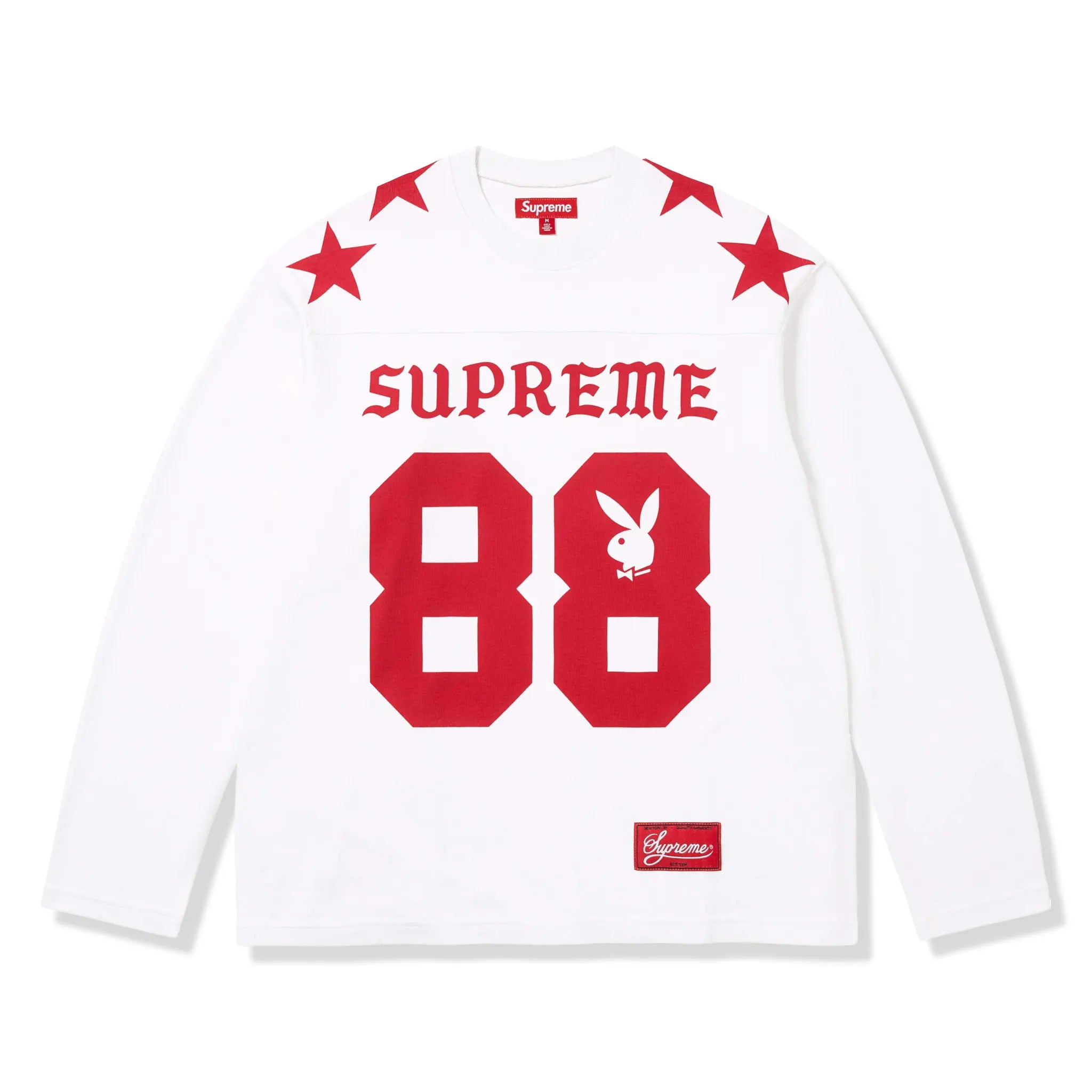 Supreme Playboy White/Red Longsleeve