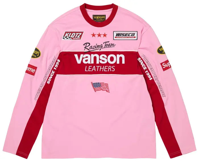 Sup x Vansons long sleeve ‘Pink’