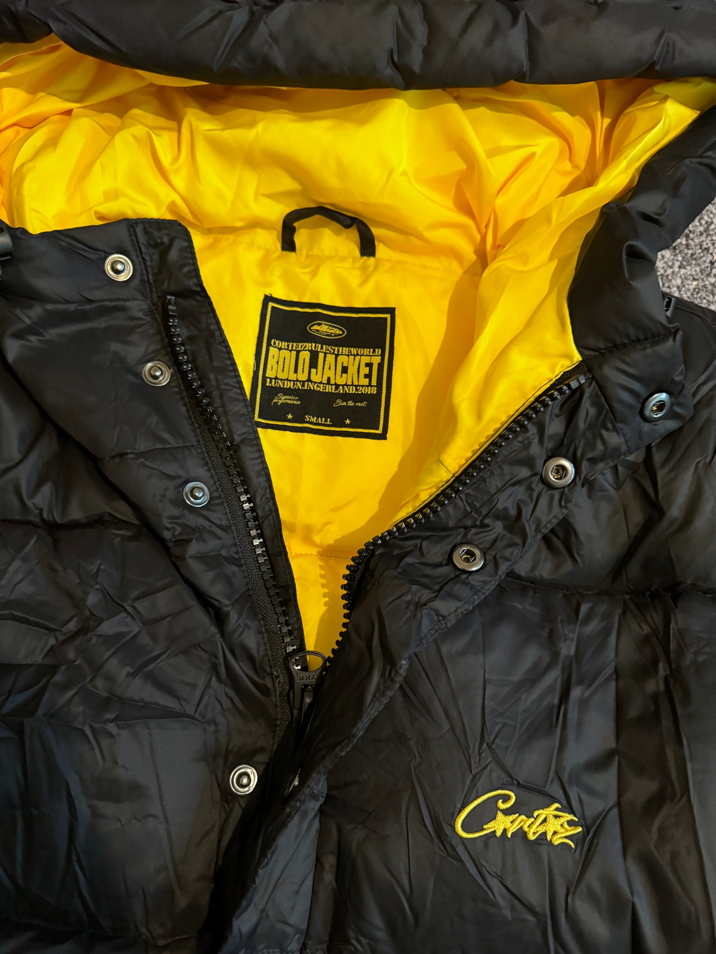 CRTZ bolo jacket black/yellow