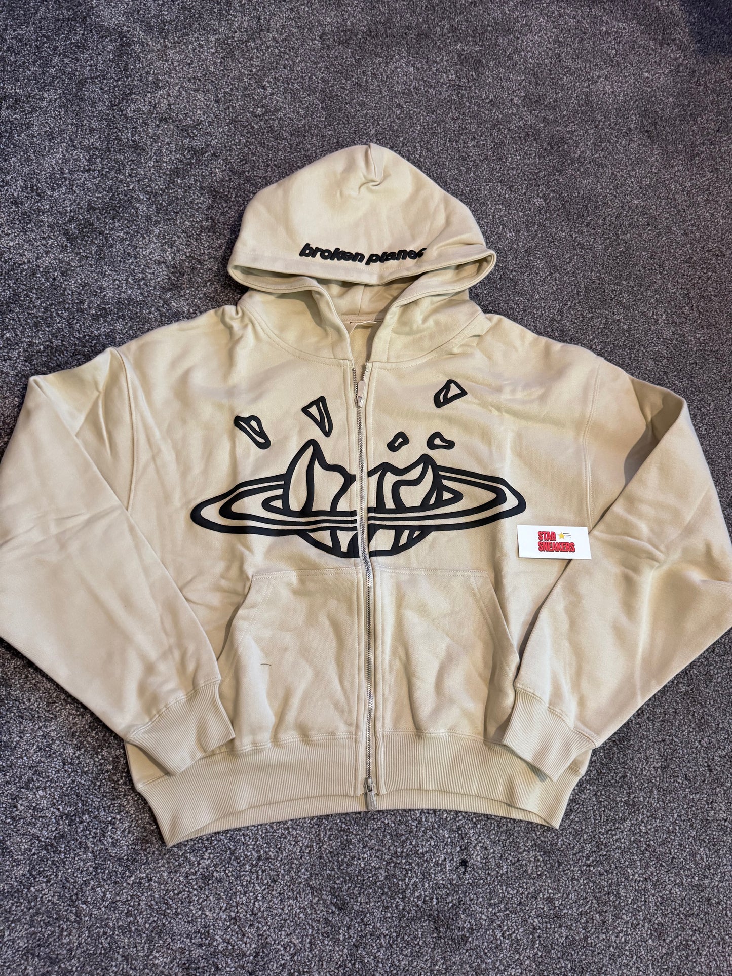 BPM cream zip up