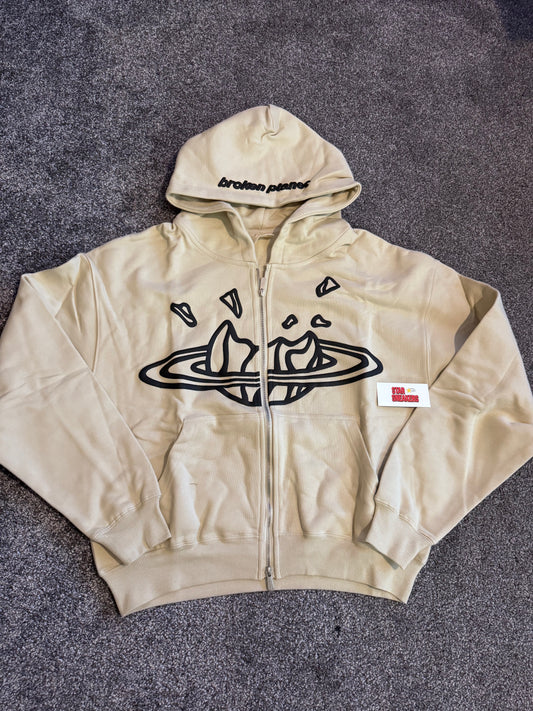 BPM cream zip up